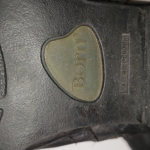 Born Black Leather Boots Size 9M Women's - Picture 14 of 15